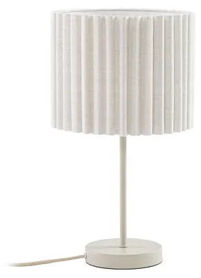 Produktbild von Lindby Tischleuchte Libbie, Höhe 45 cm, Leinen, creme, E27