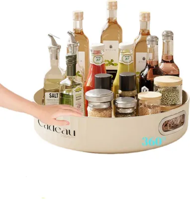 Produktbild von INF 360° Drehbarer Küchenorganizer - Multifunktionales Drehbares Gewürzregal
