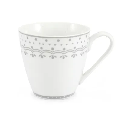 Zdjęcie produktu dla Kubek, 0,30 l, HyggeLine, szary, Leander, czeska porcelana Bez monogramu