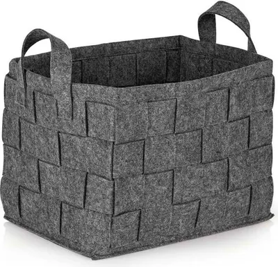 Immagine prodotto di N8WERK Borsa portaoggetti in feltro M - 35 x 25 x 25 cm - Grigio scuro