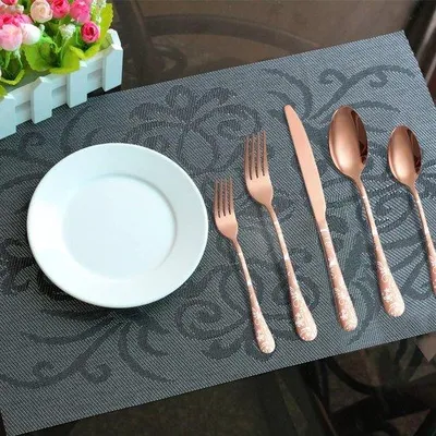 Produktbild von Famanu Besteckset Edelstahl - 20 Teile, spülmaschinenfest, ergonomisch