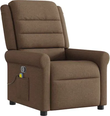 Obrázok produktu pre masážne kreslo vidaXL Brown Fabric