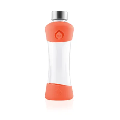 Produktbild von Equa Trinkflasche aus Glas Flowerhead Active Tangerine 550ml