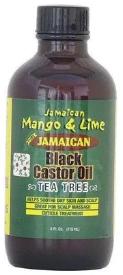 Obrázok produktu pre Jamaican mango & Lime Black Castor Oil Tea Tree, Olej na vlasy, 118 ml, Ženy