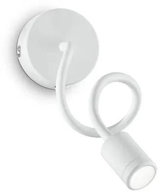 Produktbild von Moderne Wandleuchte Focus-1 Metall Weiß Led 4W 3000K Warmes Licht