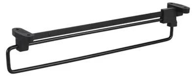 Produktbild von INF Ausziehstange für Kleiderschrank 35,5cm Stahl+ABS schwarz kompakt