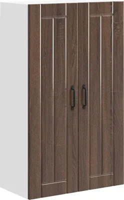 Image de Armoire murale vidaXL LUCCA, chêne brun, 60 x 31 x 100 cm, bois d'ingénierie