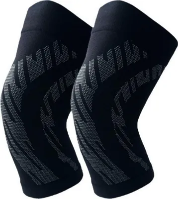 Immagine prodotto di INF Ginocchiere da corsa - Supporto compressivo e rotuleo per lo sport (2 pezzi) S
