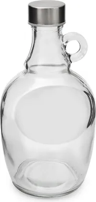 Obrázok produktu pre Sklenený demižón 1 l s rukoväťou a uzáverom INOX