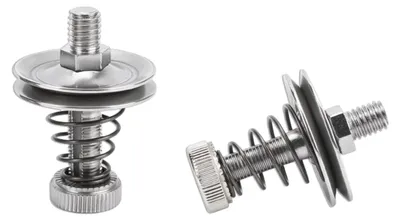 2er-Set Fadenspanner aus Edelstahl für Nähmaschinen, 3,5x1 cm