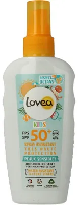 Productafbeelding van Lovea Moisturizing spray kids SPF50+ (150 ml)