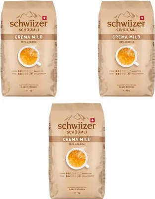 Produktbild von SCHWIIZER SCHÜÜMLI Bohnenkaffee Schwiizer Mild SCHWIIZER MILD 3 kg