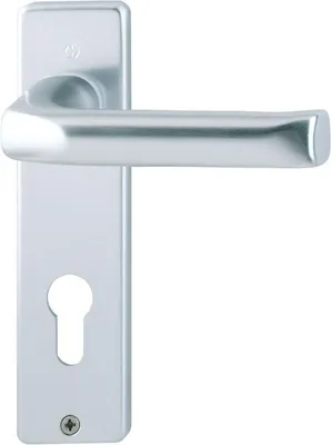 Produktbild von HOPPE Kurzschild-Garnitur  London  Aluminium Natur 113/202KP/AP - 6880587