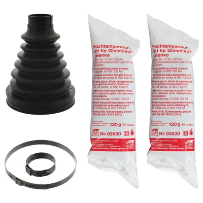 Produktbild von FEBI BILSTEIN Faltenbalgsatz Antriebswelle 100407 für VW CRAFTER Bus (SY_) 122mm