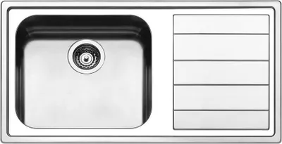 Produktbild von Apell LNG1001, Aufsatzwanne, Rechteckig, Edelstahl, Edelstahl, 1 Becken, Rechteckig