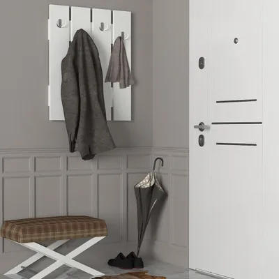Obrázok produktu pre Skye Decor, Vešiakový panel - Angus (Biela)