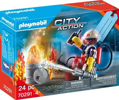Produktbild von PLAYMOBIL, Geschenkset "Feuerwehr", City Action, 70291