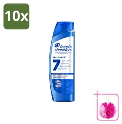 Imagen del producto de 10 champús Head & Shoulders Pro-Expert 7 anticaspa - 250 ml - Paquete ahorro - 10 unidades