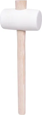 Image de KS TOOLS Marteau en caoutchouc blanc, 500g ( 140.1235 )