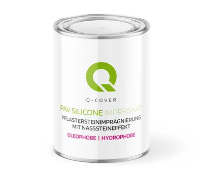 Produktbild von Oleophobe Pflastersteinimprägnierung | 1 L Nasssteineffekt | Farblose | Hydrophobe | Imprägniermittel Schutzmittel Ölabweisende | Innen Außen