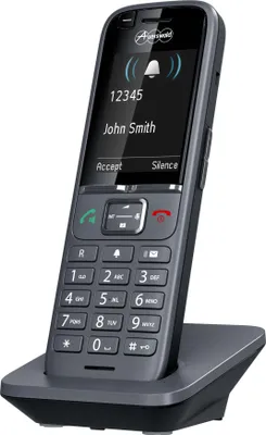 Zdjęcie produktu dla Auerswald COMfortel M-710, IP Phone, Tytan, Zestaw słuchawkowy bezprzewodowy, Plastik, Odporny na kurz, 50 m
