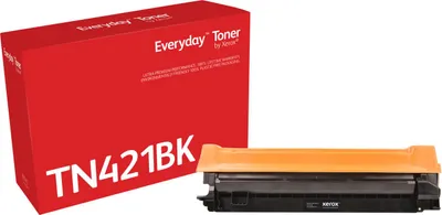 Produktbild von Everyday™ Schwarz Toner von , kompatibel mit Brother TN-421BK, Standardkapazität, 3000 Seiten, Schwarz, 1 Stück(e)