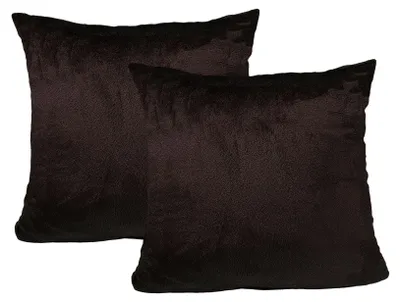 Produktbild von JACK 2er Set Teddy Flausch Kissen Dekokissen flauschig kuschlig weich, Farbe:Braun, Größe:40 x 40 cm