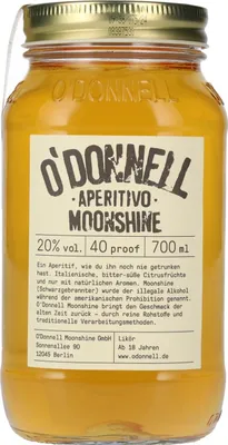 Produktbild von O'Donnell Moonshine APERITIVO Likör 20% Vol. 0,7l