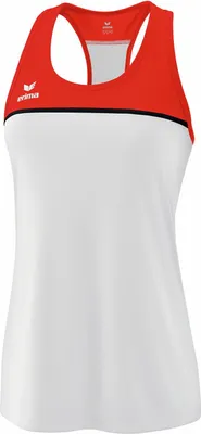 Produktbild von Erima Change By Erima Tank Top Weiß/Rot/Schwarz - 40