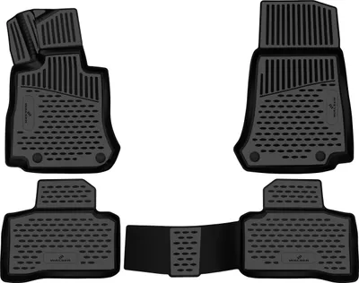 Produktbild von WALSER XTR Gummi Fussmatten Auto für Mercedes-Benz EQC (N293) 05/2019-07/2023, 100% passgenaue Auto Fußmatten, robuste Universal Fußmatte Auto, Gummimatten Auto, Auto Fussmatten Gummi