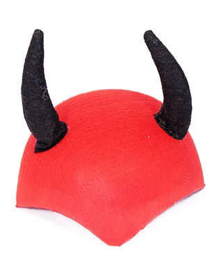 Produktbild von Halloween Teufels-Hut mit HörnernKostümzubehör rot-schwarz