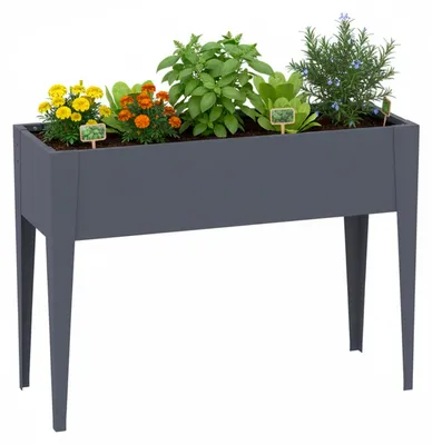 Produktbild von Westmann Vedura M Metall Balkon Hochbeet Anthrazit