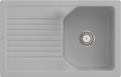 Produktbild von Villeroy & Boch 338401SM Linara 45 TitanCeram-Spüle Einbau Unterschrankbreite ab 45 cm Steam CeramicPlus Handbetätigung - inkl.