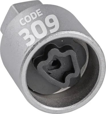 Produktbild von SW-Stahl 02385L-9 Felgenschloss Adapter 309 I geeignet für Mercedes-Benz I Felgenschlösser lösen I Radsicherung Felgenschloss Demontage Werkzeug I Felgenschloss Ausdreher I Felgensicherung Schlüssel