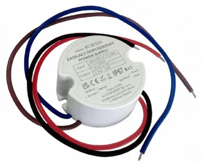 Zdjęcie produktu dla Zasilacz LED do puszki 15W 12V IP67 EC20124