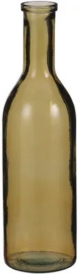 Produktbild von Mica Decorations Flaschenvase - ockergelb - Glas - 15x50cm
