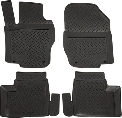 Produktbild von NORM LINERS | 3D Gummimatten Auto Matten Fussmatten Kompatibel mit Mercedes GL X164 2006-2012 / M Class W164 2005-2011 4tlg, Individuelle Passform mit Hohem Rand cca 4-5cm, Allwetter,