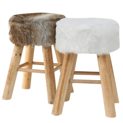 Obrázok produktu pre Kreslo s umelou kožou, drevom, výška 41 cm, značka WOODY