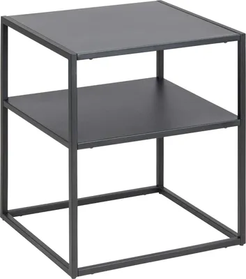 Produktbild von Newton Nachttisch 1 Regal schwarz.