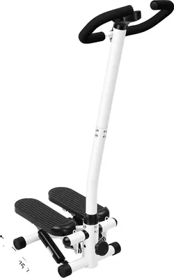 Obrázok produktu pre Fitness stepper, LCD displej, nastaviteľná výška, čierny