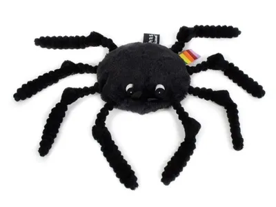 Image de Les Déglingos Peluche Ptipotos - araignee noire