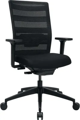 Produktbild von Topstar Bürodrehstuhl (mit Synchrontechnik / schwarz/schwarz 420-540 mm) - PA20OMP0CX0