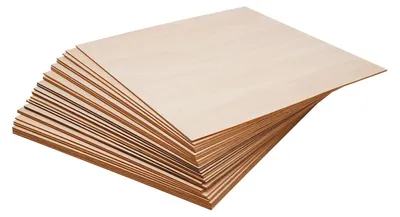 Produktbild von Lindenholz Sperrholzplatten - 30 Stück - 40 x 40 cm, 2,7 mm - Für Laserschneiden, Basteln & Modellbau - Hohe Flexibilität - Langlebig