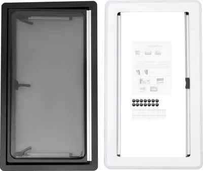 Produktbild von Fensterbelüftung, Mehrwinkelöffnung, Langlebige Materialien, schwarz