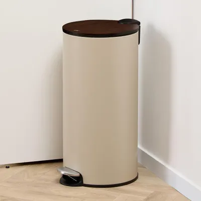 Produktbild von Eazy Living Mülleimer mit Pedal 30L Belisse Beige