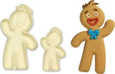 Produktbild von Zuckerpastenformen LEBKUCHENMANN 2 Stk.