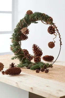 Produktbild von Metallring mit Fuß Schwarz 25 30 40 cm – Dekoring Trockenblumen DIY Hochzeit, Größe:Ø 40 cm