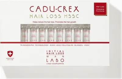 Produktbild von Behandlung für beginnenden Haarausfall bei Männern Haarausfall HSSC 20 x 3,5 ml