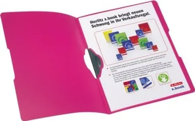 Produktbild von Herlitz Büromaterial & Schrein, Pink, Polypropylen (PP), 30 Blätter, A4, 1 Stück(e)