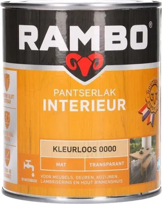 Produktbild von Panzerfarbe innen matt 000 0,75l Rambo
